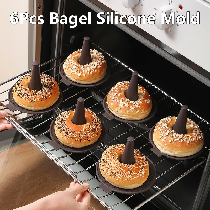 6 pezzi strumenti per bagel se - Donut Mold Silicone recensione e prezzo