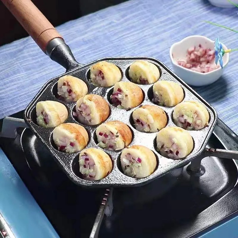 Cottura Takoyaki Pan 14 fori r - Cast Iron Corn recensione e prezzo