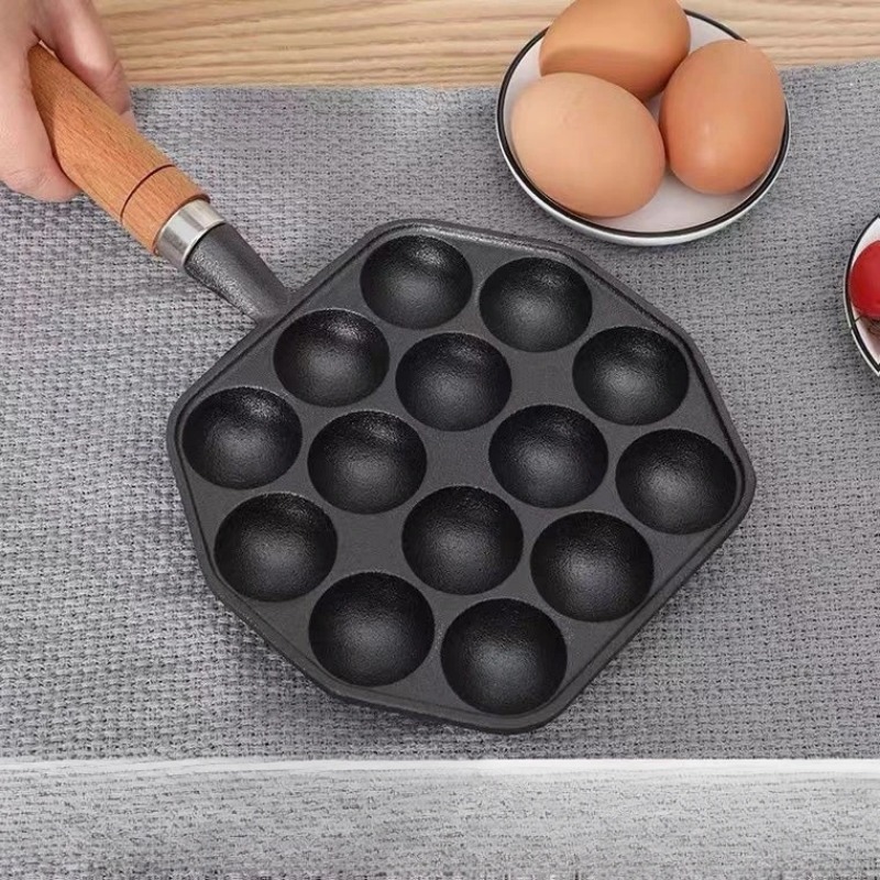 Cottura Takoyaki Pan 14 fori r - Cast Iron Corn recensione e prezzo