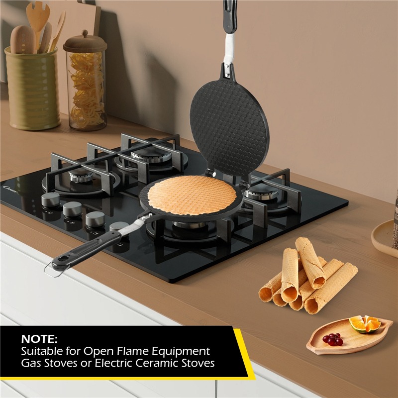 22cm antiaderente Egg Roll Waf - Egg Waffle Pan recensione e prezzo
