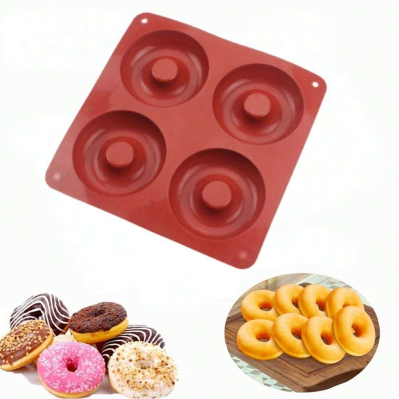 1PC 4 Fori Ciambella Stampo In - Donut Mold Silicone recensione e prezzo
